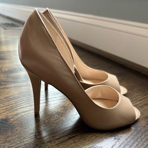 Size 6 Nine West open toe heels